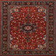 Ahgly Company Indoor Square Traditional Area Rugs, 5' Square