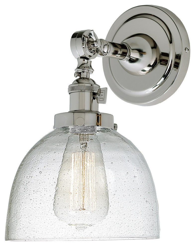 Soho One Light Swivel Clear Bubble Madison Wall Sconce