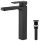 Blaze-T Single Handle Bathroom Vessel Sink Faucet, Matte Black