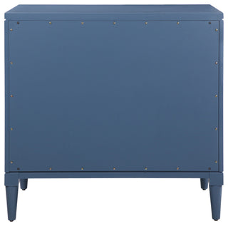 Uttermost 25383 Colby 36"W 3 Drawer Rubberwood Dresser - Deep Sea Blue