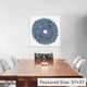 "Blue Gold Peacock Artprint" by Cat Coquillette, 12x12x1.5
