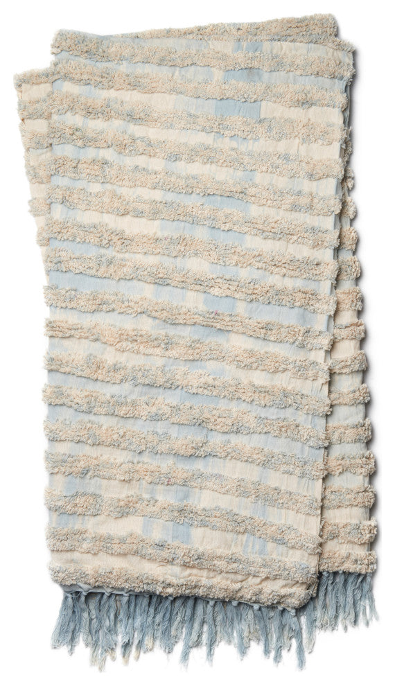 Loloi T0031 Lt. Blue 4'-2" x 5' Throw