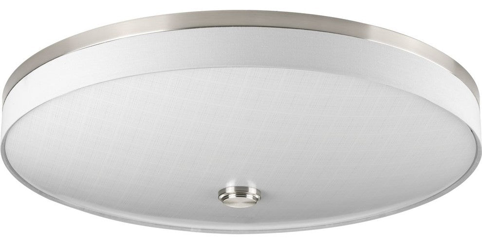 Progress Lighting 3-17W LED 3000K Flush Mount, Brushed Nickel