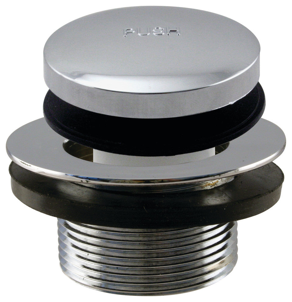 Tip Toe 1.5" Npsm Coarse Thread Bath Drain In Polished Chrome