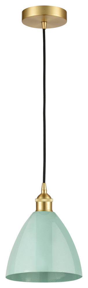 Innovations 616-1P-SG-MBD-75-SF-LED 1-Light Mini Pendant, Satin Gold