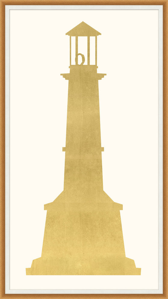 Gold Lighthouse 4, Giclee Reproduction Artwork
