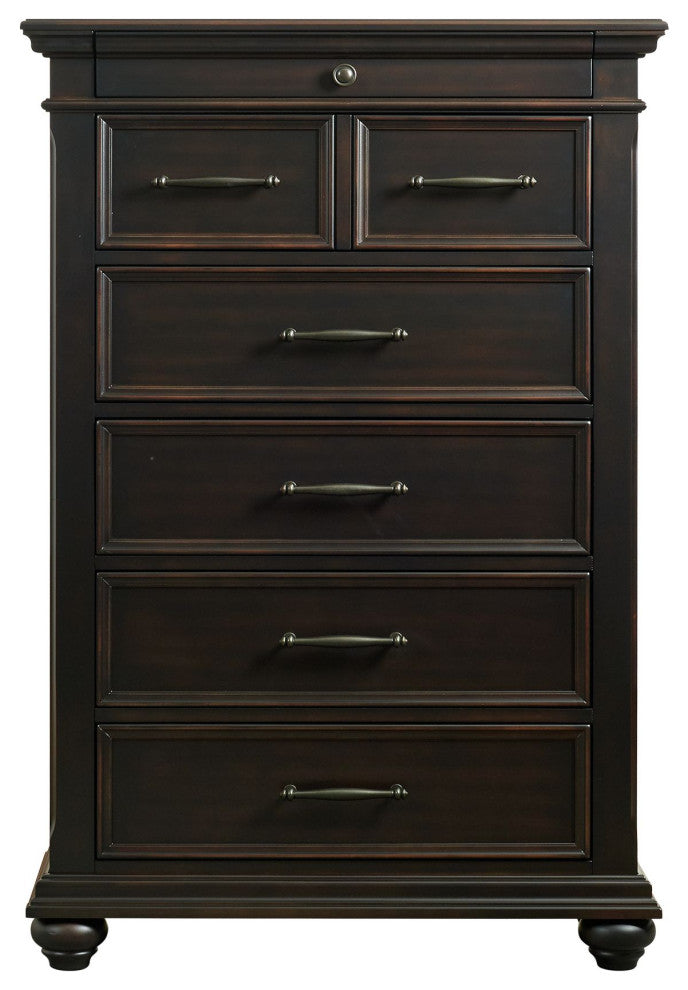 Picket House Brooks 6 Drawer Chest, Black