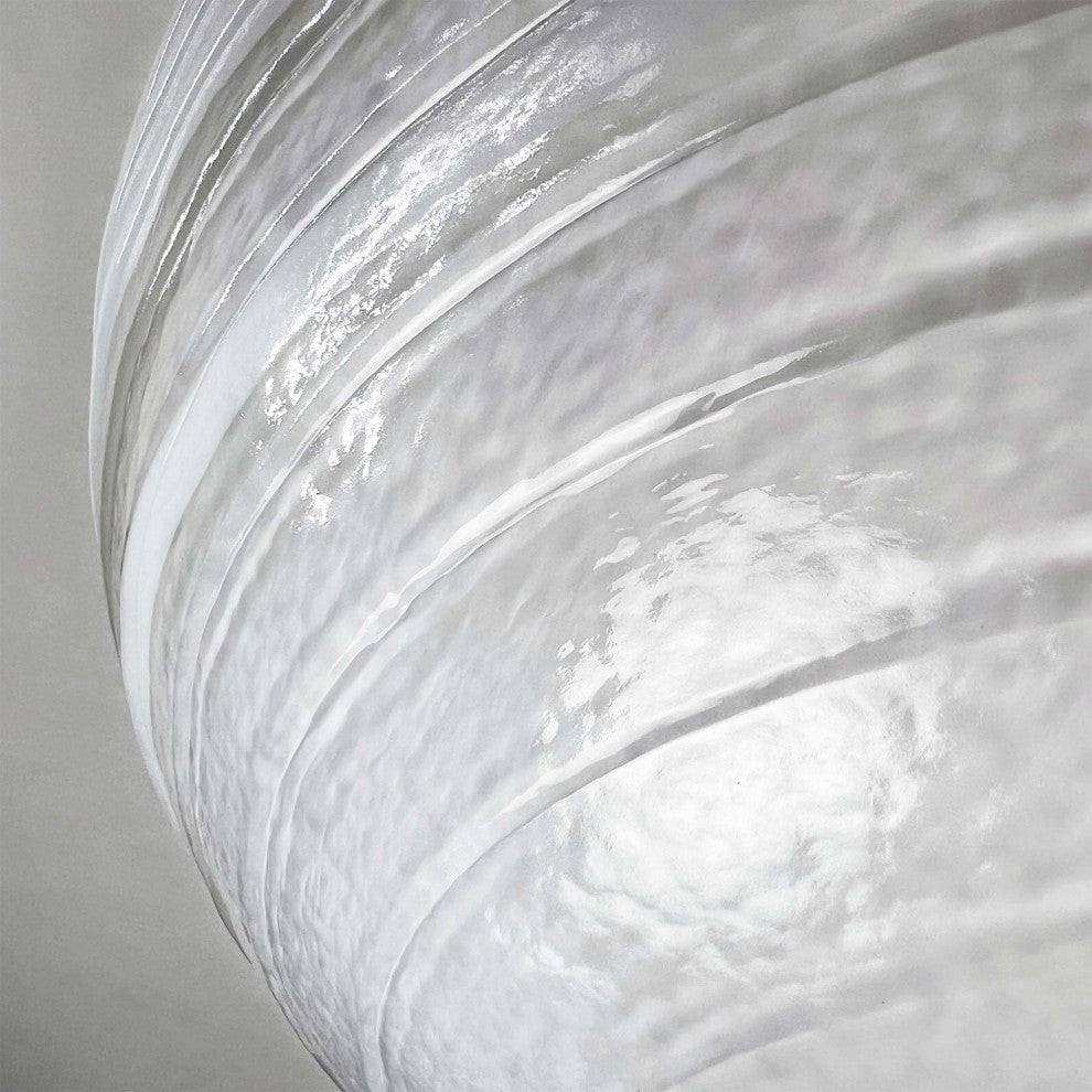 Roma Murano Glass Bathroom Sink, Seaspray