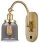 Bell Sconce, Satin Gold, Plated Smoke, Plated Smoke