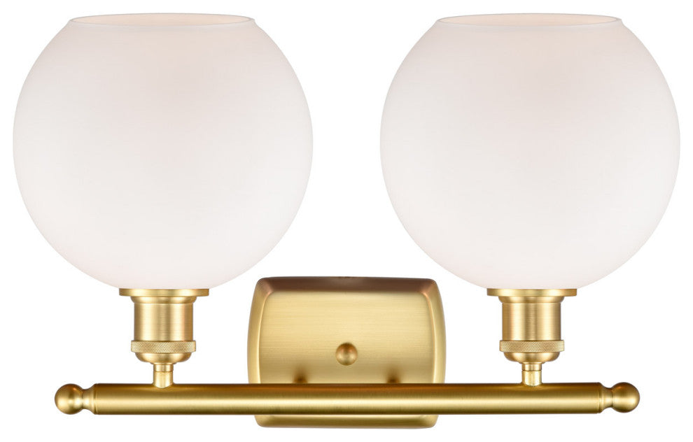 Innovations Lighting 516-2W-SG-G121-8-LED 2 Light 16" Bath Vanity Light