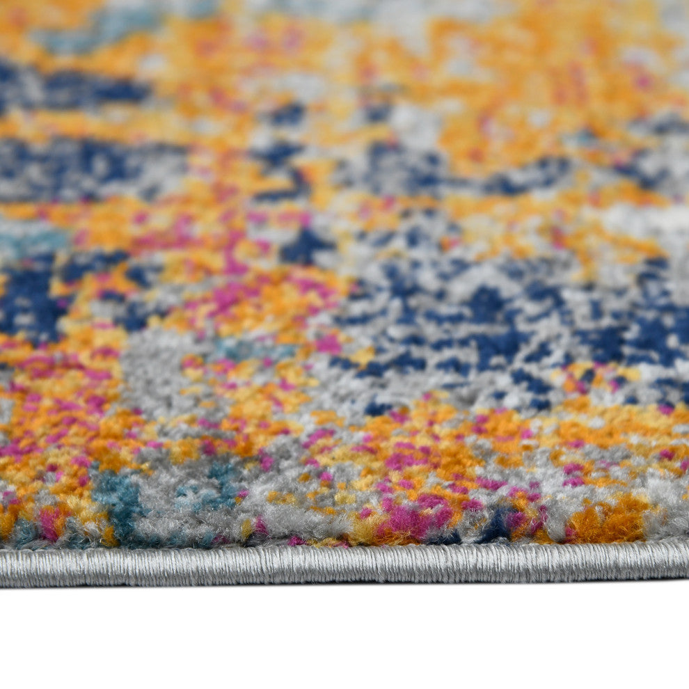 Montana Joanna Runner, Orange, 2'7" x 8', Abstract
