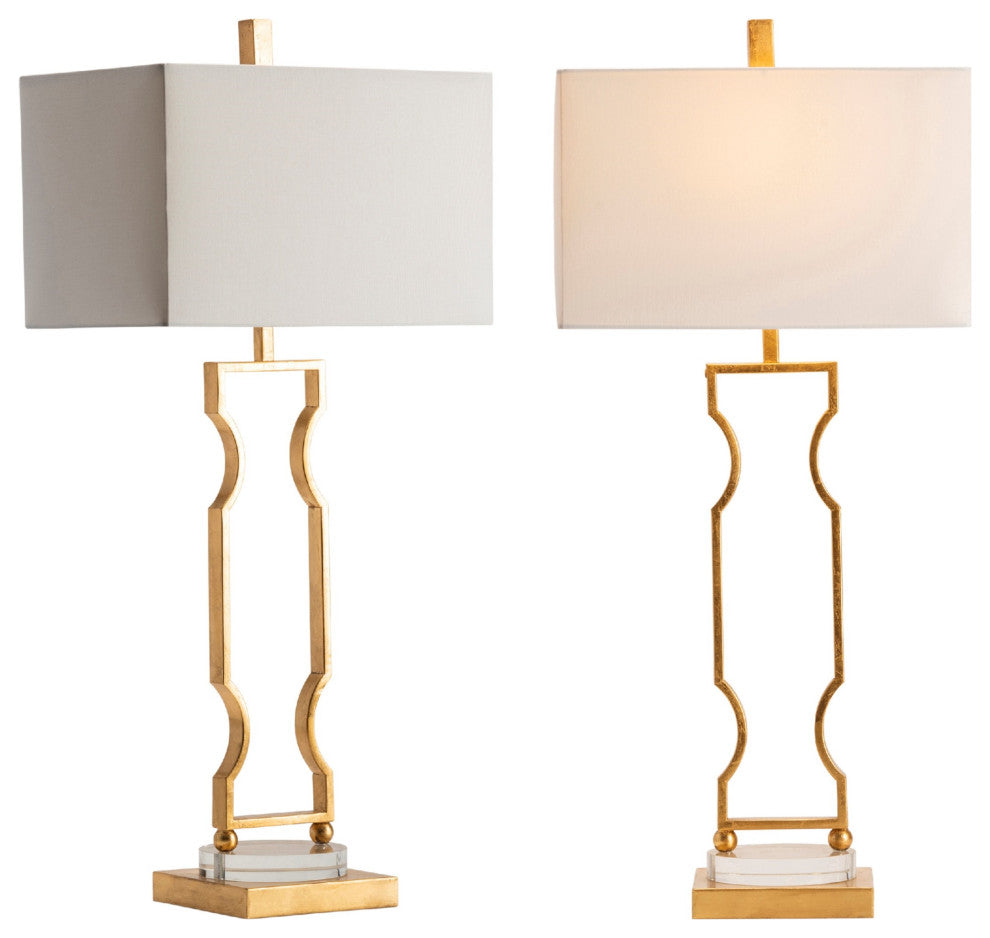 Carlisle Table Lamp, Gold
