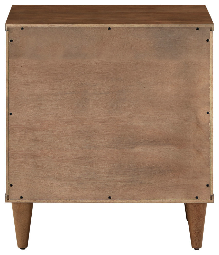 Delvin 1-Drawer Wood Nightstand
