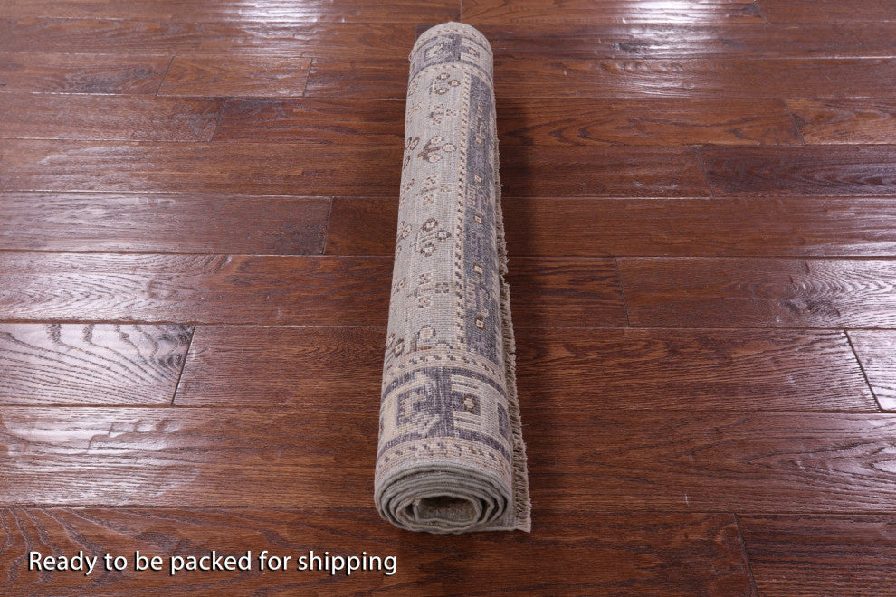 2' 8" X 4' 2" Handmade Tribal Persian Gabbeh Wool Rug Q9644