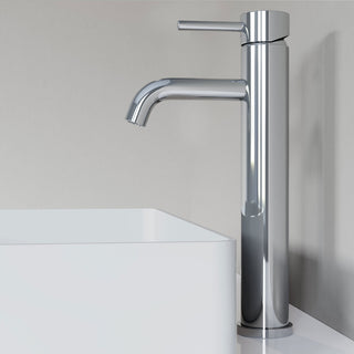 Dowell 8001/012 Series Single Handle Tall/Vessel Bathroom Faucet, Chrome