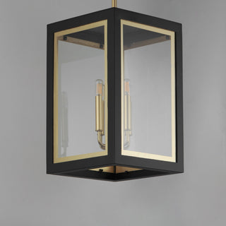 Maxim 30058CL Neoclass 4 Light 12"W Outdoor Pendant - Black / Gold