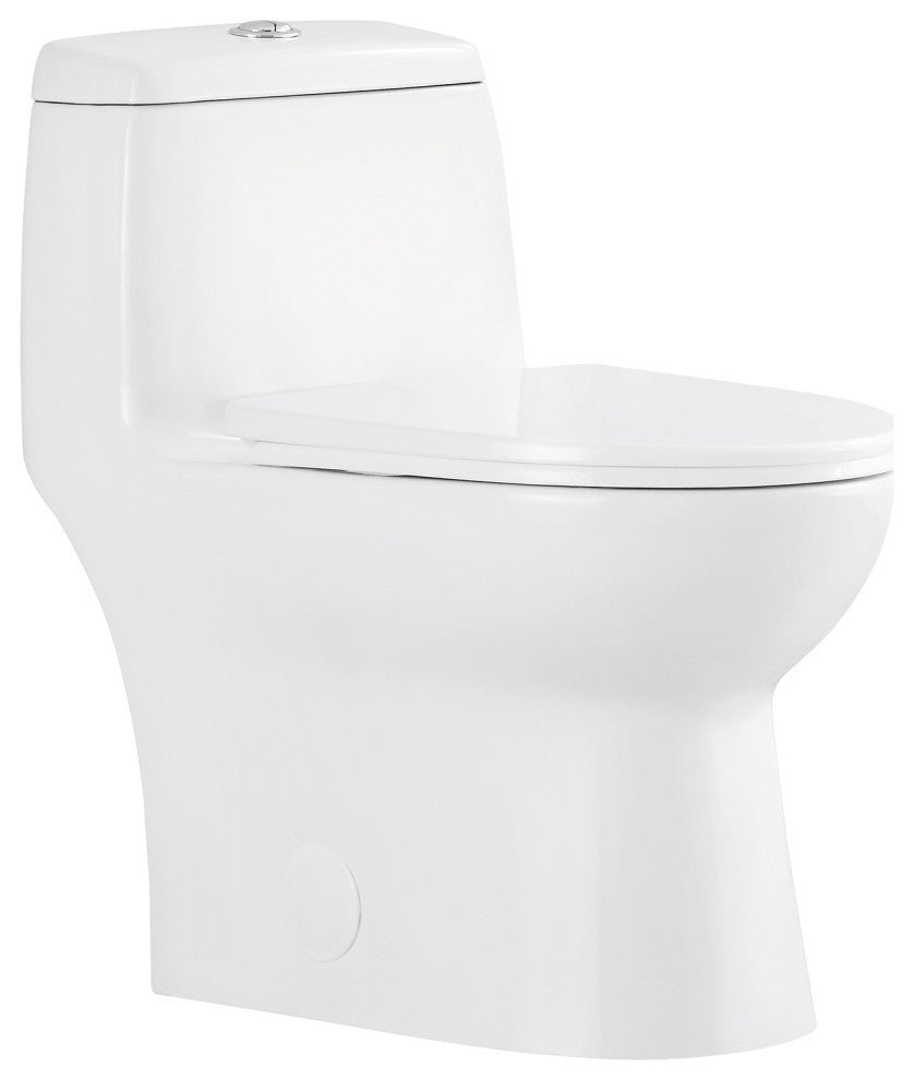 OVE Decors Pack of 2 Jade Elongated Toilet With Dual Flush and Soft Close Seat