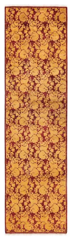 Mogul, One-of-a-Kind Hand-Knotted Area Rug Red, 2' 9" x 10' 0"