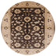Ahgly Company Indoor Round Mid-Century Modern Area Rugs, 6' Round