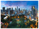 Bangkok City Skyline, Cityscape Canvas Art Print, 40"x30"