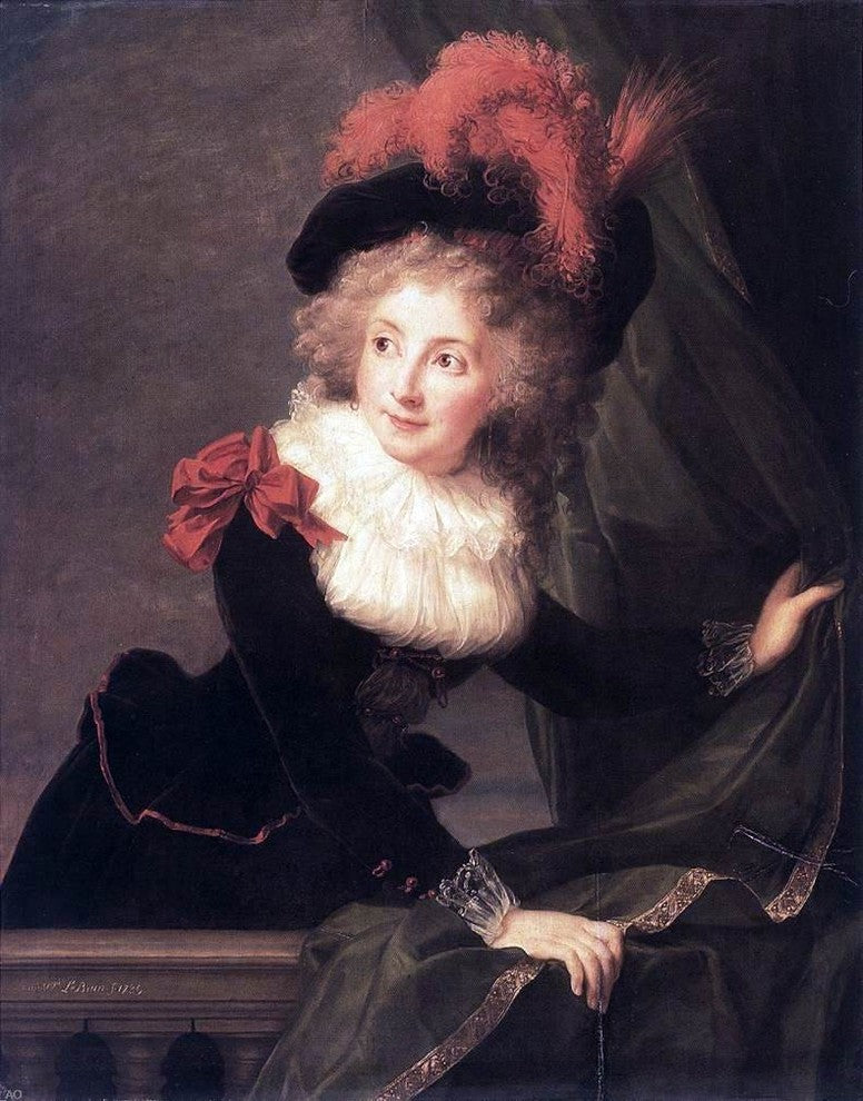 Elisabeth Le Brun Madame Perregaux, Gallery Wrapped Canvas Print, 21"x28"