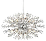 Elegant Lighting 2550D36 Vera 24 Light 36"W Pendant - Chrome