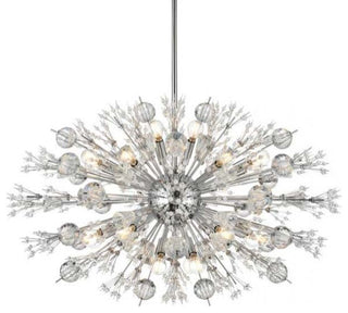 Elegant Lighting 2550D36 Vera 24 Light 36"W Pendant - Chrome