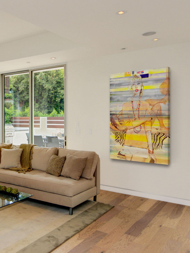"Casual Flair" Print on Canvas, 24"x36"