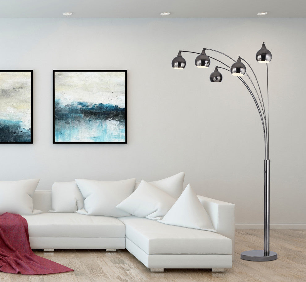 Amore 86" LED Arc Floor Lamp/Dimmer