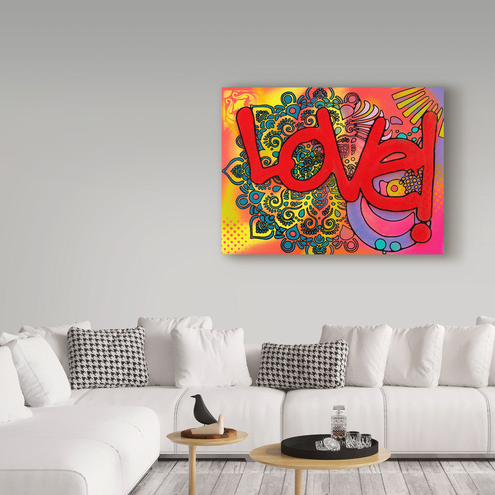 Dean Russo 'Love I' Canvas Art, 47"x35"