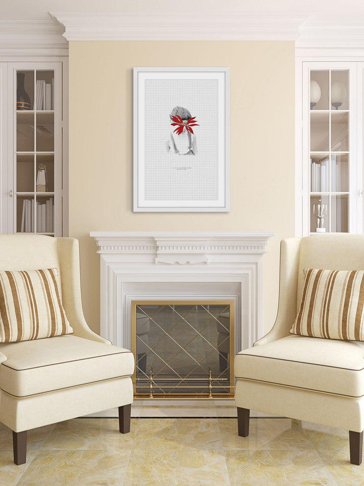 Marmont Hill, "Flor De La Noche Bueno II" by Bengoa Vazquez Framed Print, 24x36