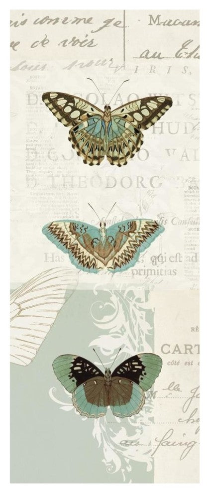 "En Bleu IX" Digital Paper Print by Katie Pertiet, 32"x77"