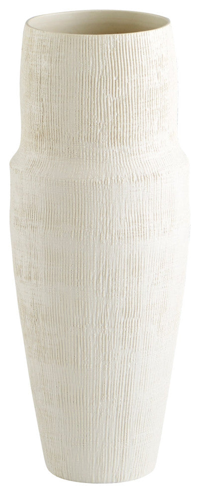 Leela Vase, WhiteMedium
