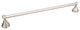 Hardware Resources BHE3-04SN Elements Transitional Towel Bar, Rounded