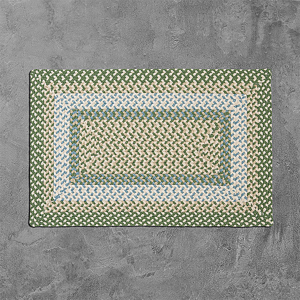 Colonial Mills Rug Montego Lily Pad Green Runner, Rectangle