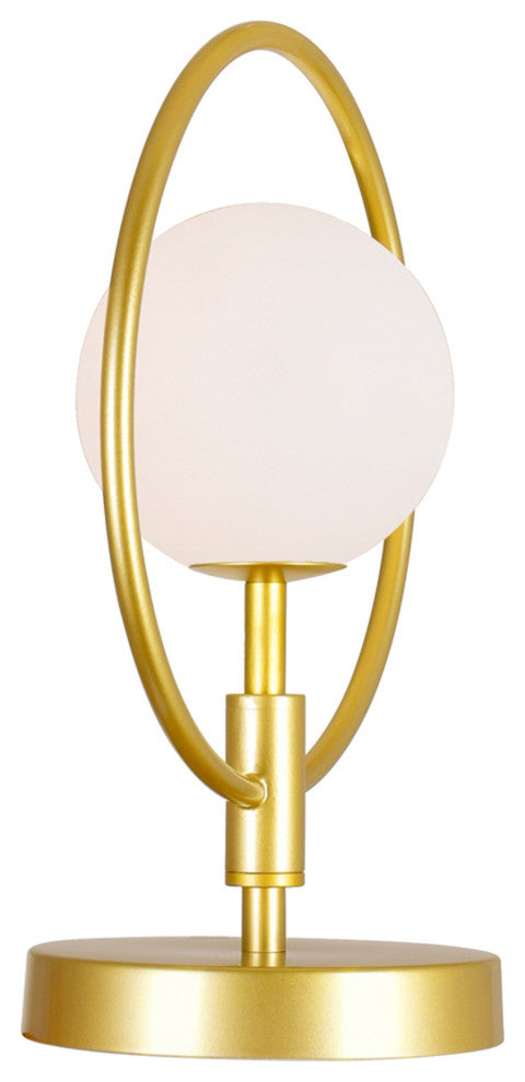 Celeste 1 Light Lamp With Medallion Gold Finish