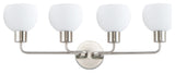 Maxim 11274SW Coraline 4 Light 30"W Bathroom Vanity Light - Satin Nickel