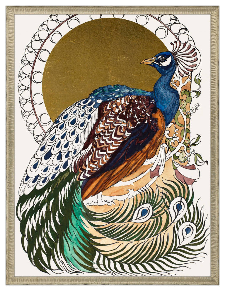Formal Peacock Artwork