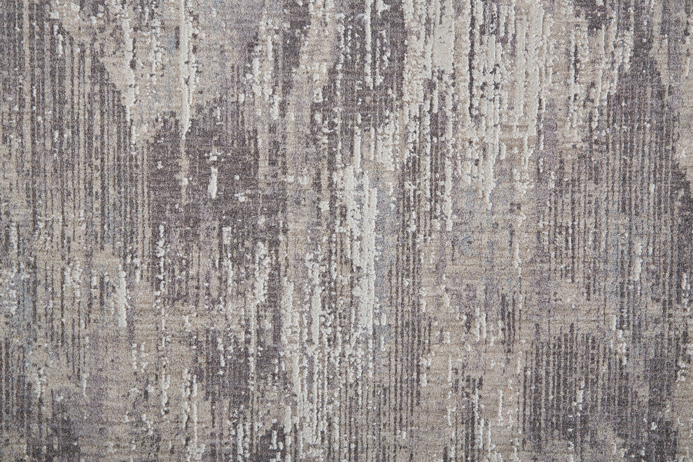Weave & Wander Inger Rug, Gray/Beige, 6'-7" X 9'-4" Rug