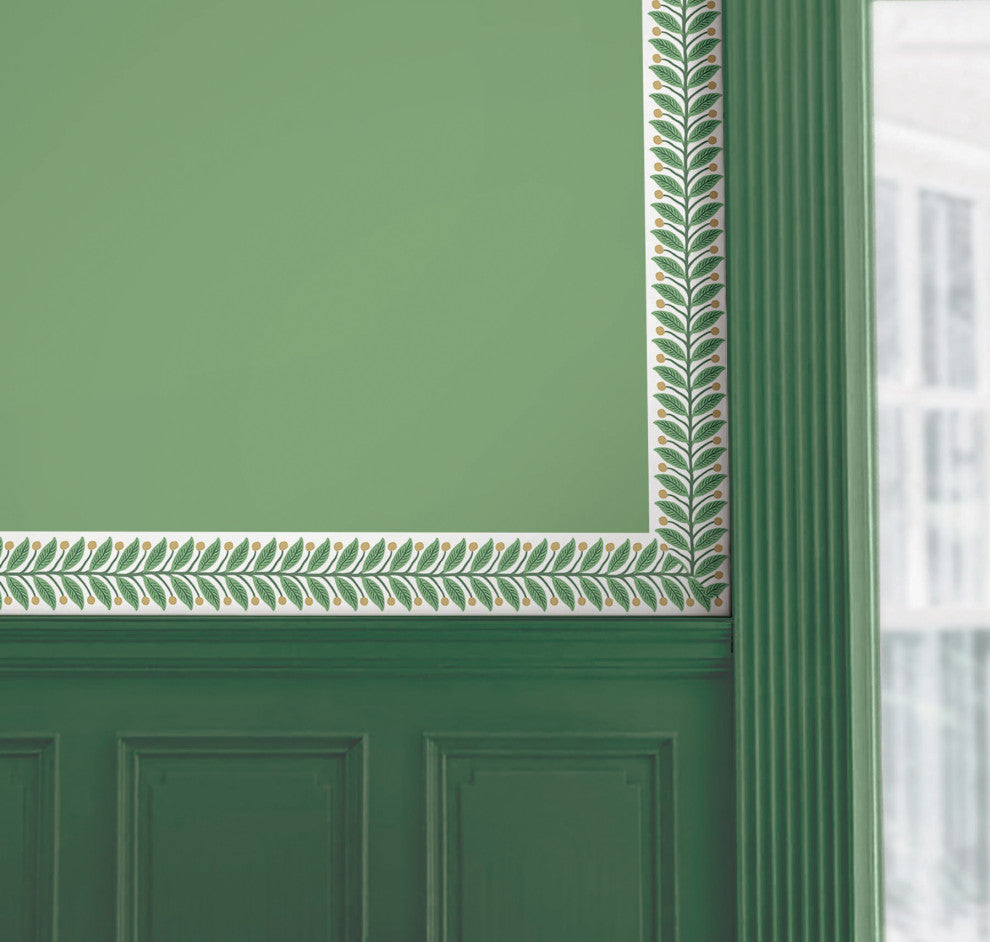 Green Garden Wallpaper Trim