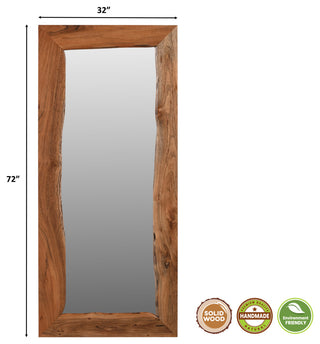 Stafford Live Edge Vanity Accent Mirror, 72" W