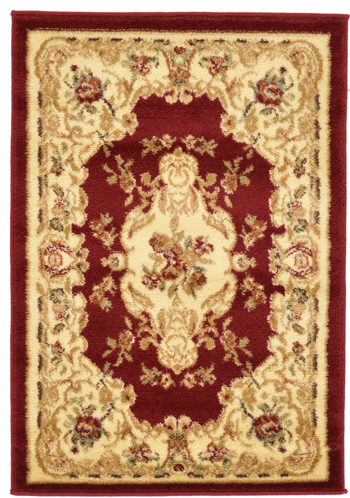 Unique Loom Red Leon Versailles 2' 2 x 3' 0 Area Rug
