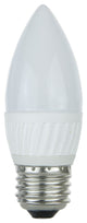 Sunlite Torpedo Tip Chandelier, 320 Lumens, Medium Base Light Bulb, Warm White