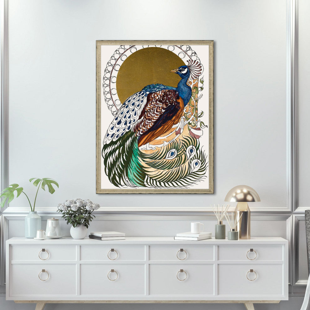 Formal Peacock Artwork