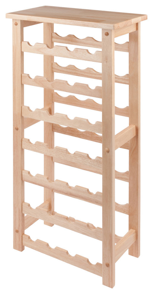 Napa 28-Bottle Wine Rack, Natural