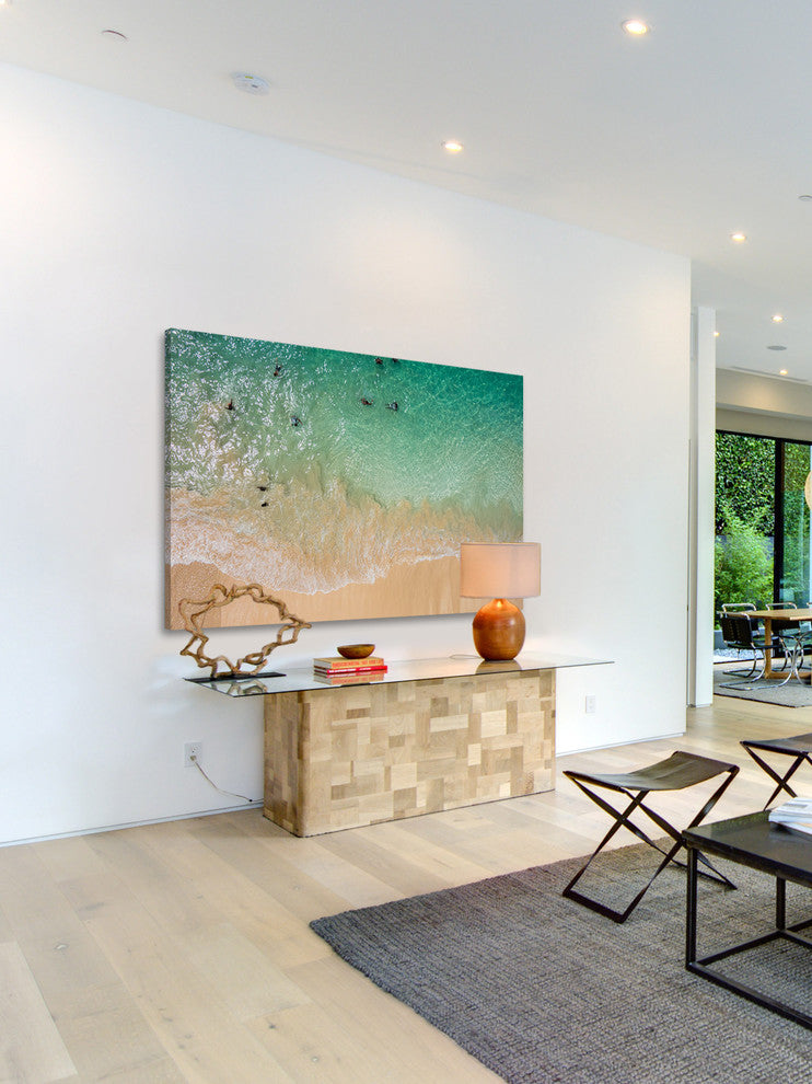 "Splash Near Shore" Painting Print on Canvas