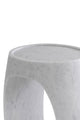 White Marble Round Side Table | Eichholtz Clipper High