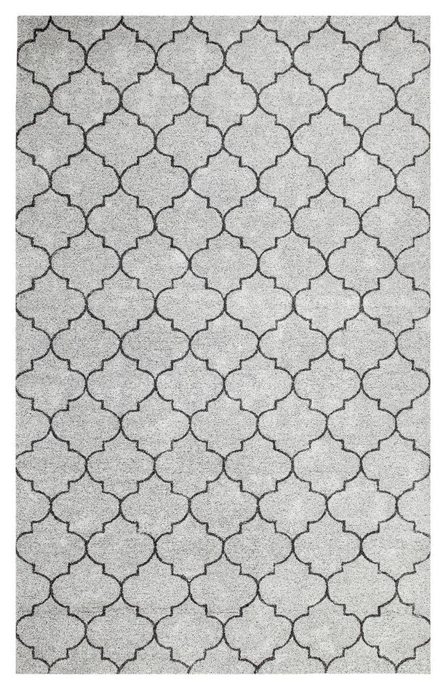 Patio 8393-900 Area Rug, Gray, 8''x11''
