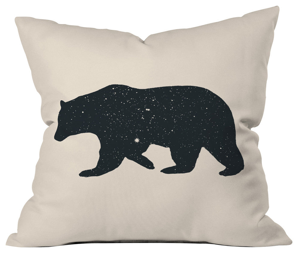Florent Bodart Ours Throw Pillow, 16"x16"