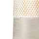 Modern Farmhouse / Modern Industrial Textured Table Metal Vases, Set of 2